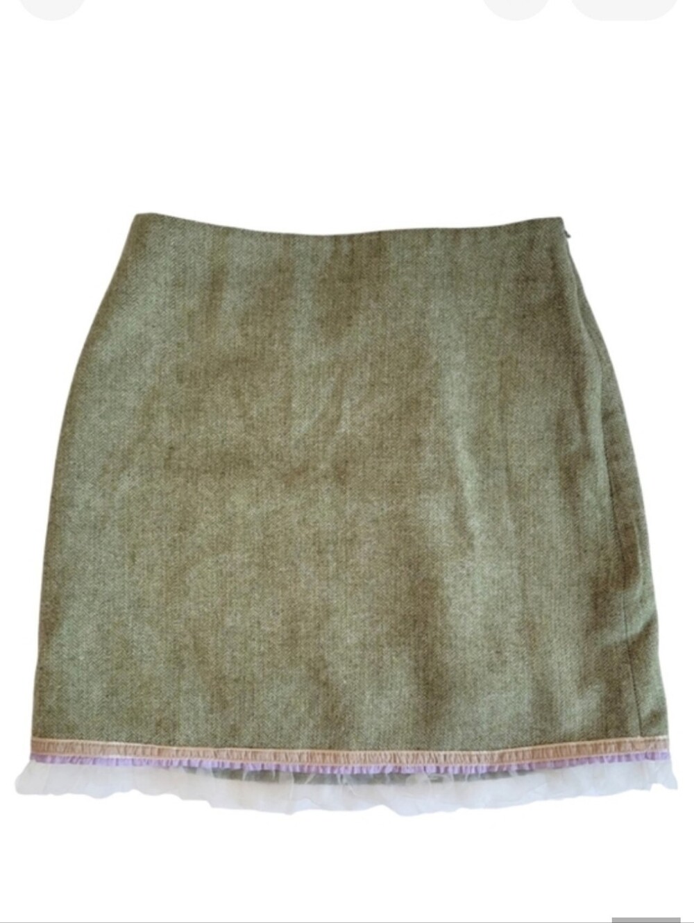 American Girl Wool Skirt w Ruffle Trim Girls 14